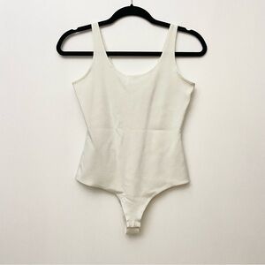Basic White Tank Top Bodysuit